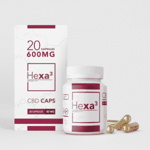 Boîte de 20 capsules CBD 30mg + thé vert