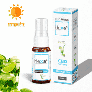 Huile CBD 10% base MCT en spray 10ml saveur Mojito