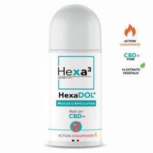 Roll On CBD CHAUFFANT 50ml HexaDOL