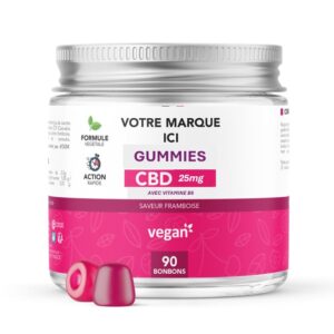 gummies CBD marque blanche x90 en 25mg