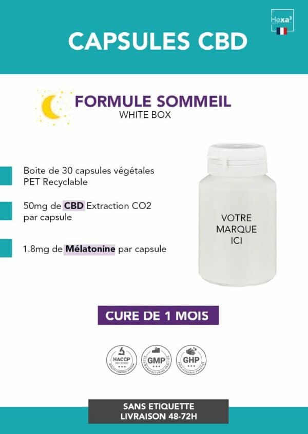 capsules CBD white label