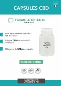 capsules CBD detente white label