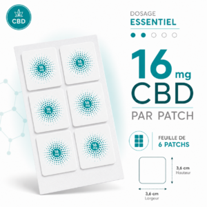patchs CBD marque blanche 16mg