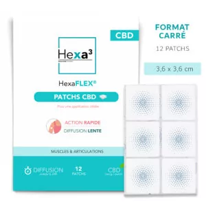 Patch CBD 16mg x 12 HexaFLEX®