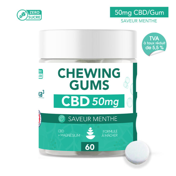 chewing-gums cbd menthe grossiste
