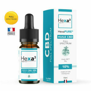 Huile CBD 10% Full Spectrum 10ml Hexa3