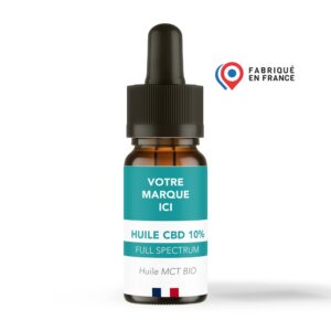 Huile CBD 10% Full Spectrum MCT marque blanche