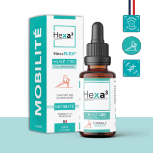 Huile CBD Mobilité HexaFLEX Hexa3 grossiste CBD
