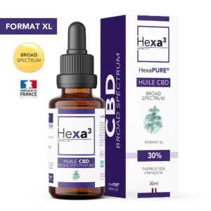Huile CBD 30% Broad Spectrum MCT Bio 30ml HexaPURE®