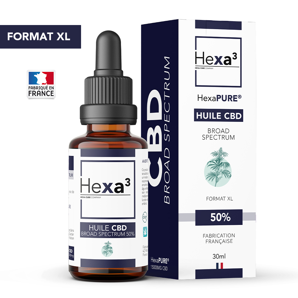 huile cbd 50% 30ml Hexa3