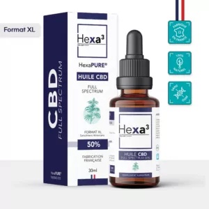 Huile CBD 50% Full Spectrum Format XL 30ml