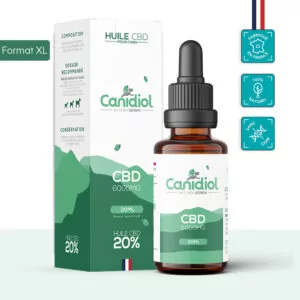 Huile CBD Chien 20% Canidiol 30ml