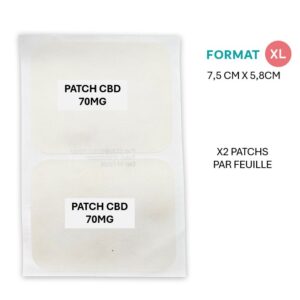 patchs CBD 70mg marque blanche