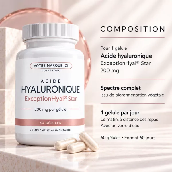 Acide Hyaluronique ExceptionHyal® Marque Blanche