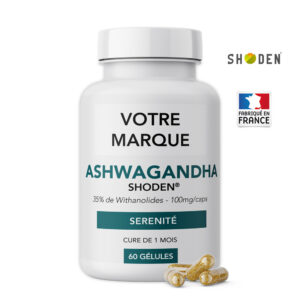 ashwagandha marque blanche shoden 100mg 25% withanolides white label