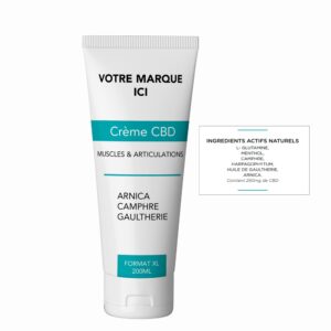 Crème CBD marque Blanche