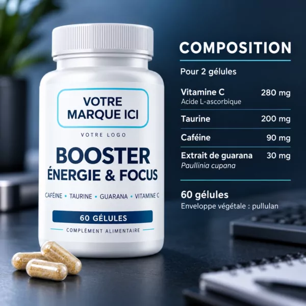 Booster Energie Gélules Marque Blanche