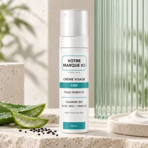 Crème Anti Imperfections Chanvre Marque Blanche