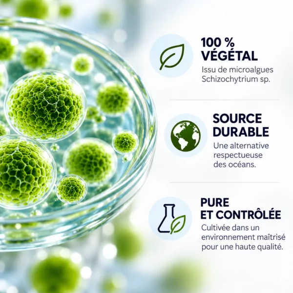 Microalgues vertes, source du DHA Origins™