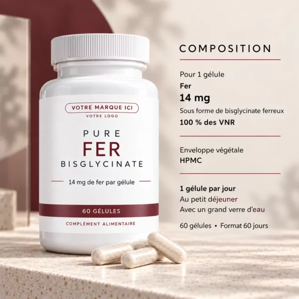 Fer Bisglycinate Marque Blanche