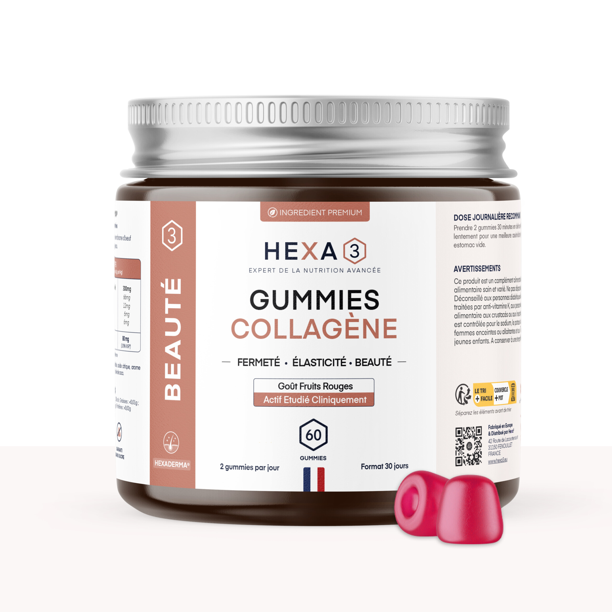 Gummies Collagène Peau HexaDERMA®