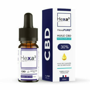 Huile CBD 30% Isolat Chanvre Bio 10ml HexaPURE®