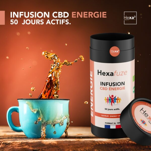 infusion cbd avec tasse