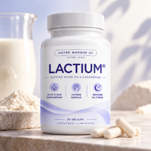 Gélules Lactium marque blanche en pot neutre