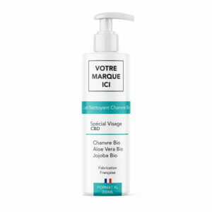 lait nettoyant cbd marque blanche