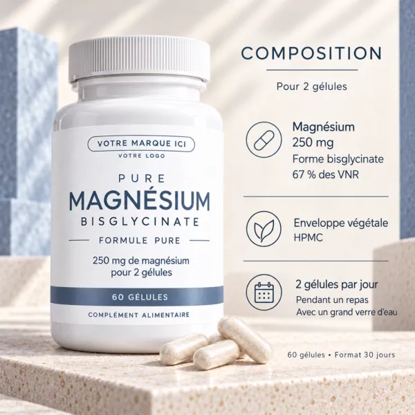 Magnésium Bisglycinate Marque Blanche