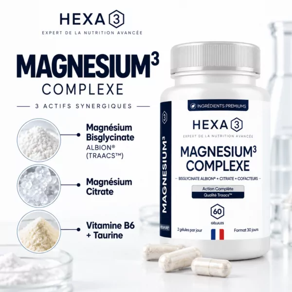 Magnésium+ Complexe HexaPURE®