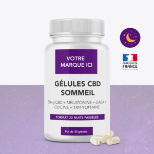 Capsules CBD sommeil marque blanche