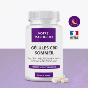 CBD Sommeil Mélatonine x 30 Marque Blanche