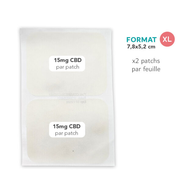 patchs CBD marque blanche 15mg CBD