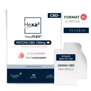 Patchs CBD 100mg x 12 HexaFLEX®