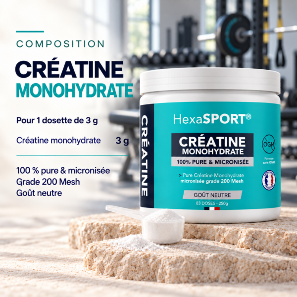 Créatine Monohydrate HexaSPORT® · photo 1