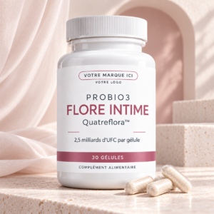 Pot de gélules Probio3™ Flore Intime Marque Blanche
