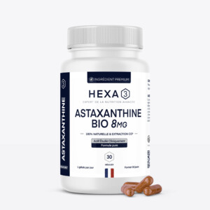 Pot HexaPURE® de 30 gélules d'astaxanthine bio