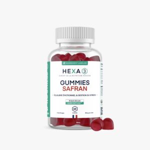 Gummies Safran No Stress qualité Safr’Inside + B6 30 jours HexaZEN