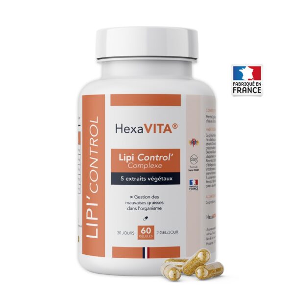 Gélules Lipi'control Choléstérol 60 caps HexaVITA® Hexa3