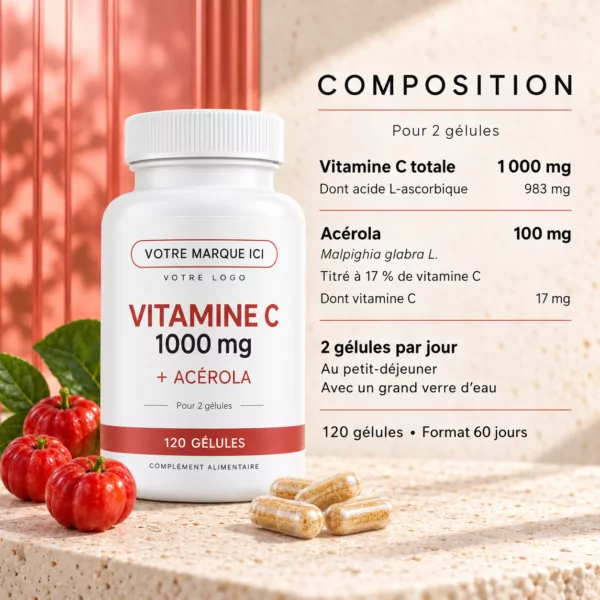 Vitamine C + Acérola HexaPURE®