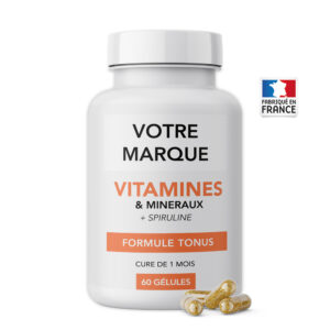 vitamines et minéraux 60 gélules marque blanche complément alimentaire